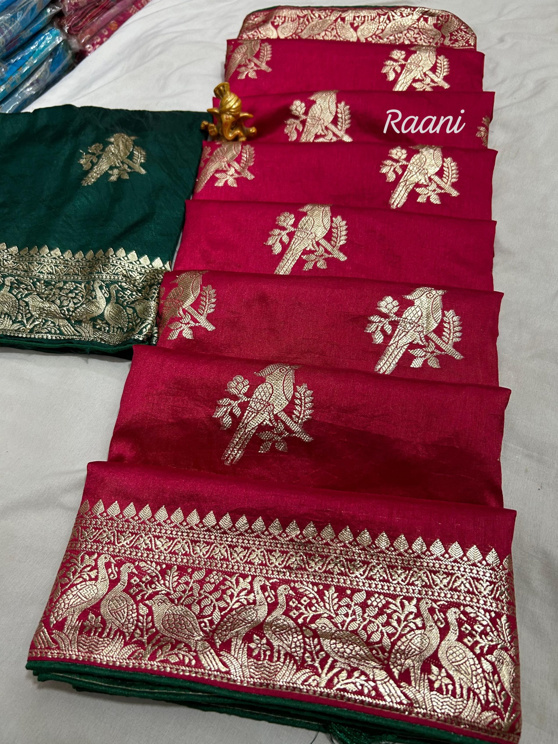 Silk Saree with Heavy Zari Weaving - Image 4