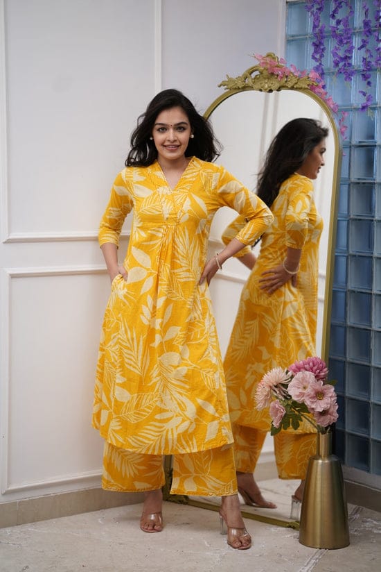 Rayon Kurti Set